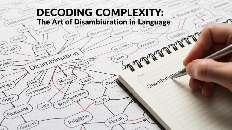The Art of Disambiguation in Language