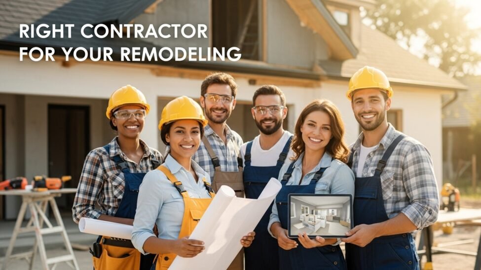 Right Contractor for Your Remodeling