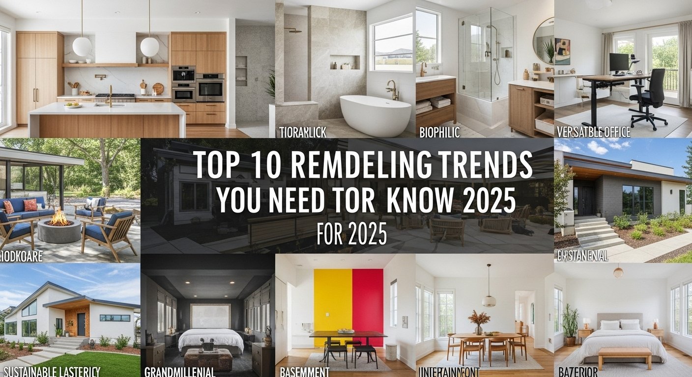 Top 10 Remodeling Trends You Need to Know for 2025
