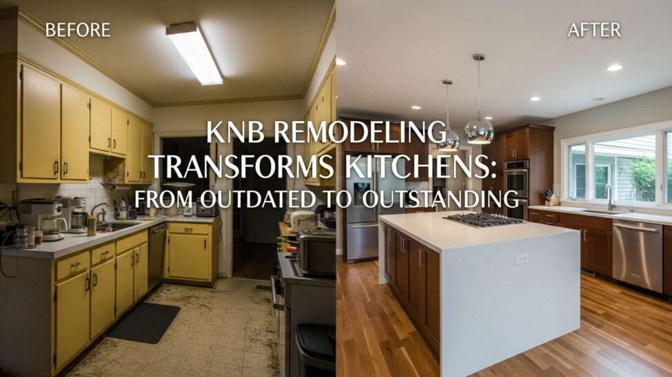 How KNB Remodeling Transforms Kitchens From Outdated to Outstanding
