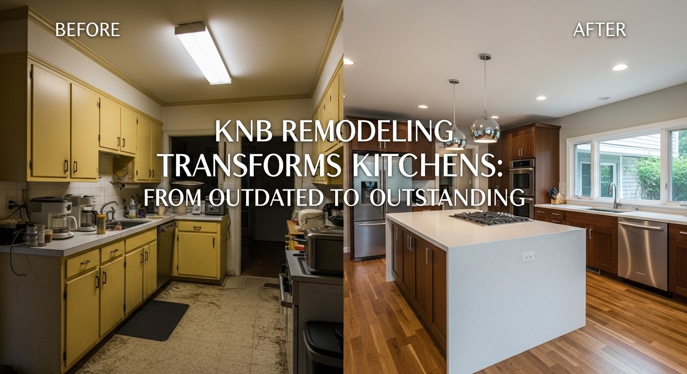 How KNB Remodeling Transforms Kitchens From Outdated to Outstanding